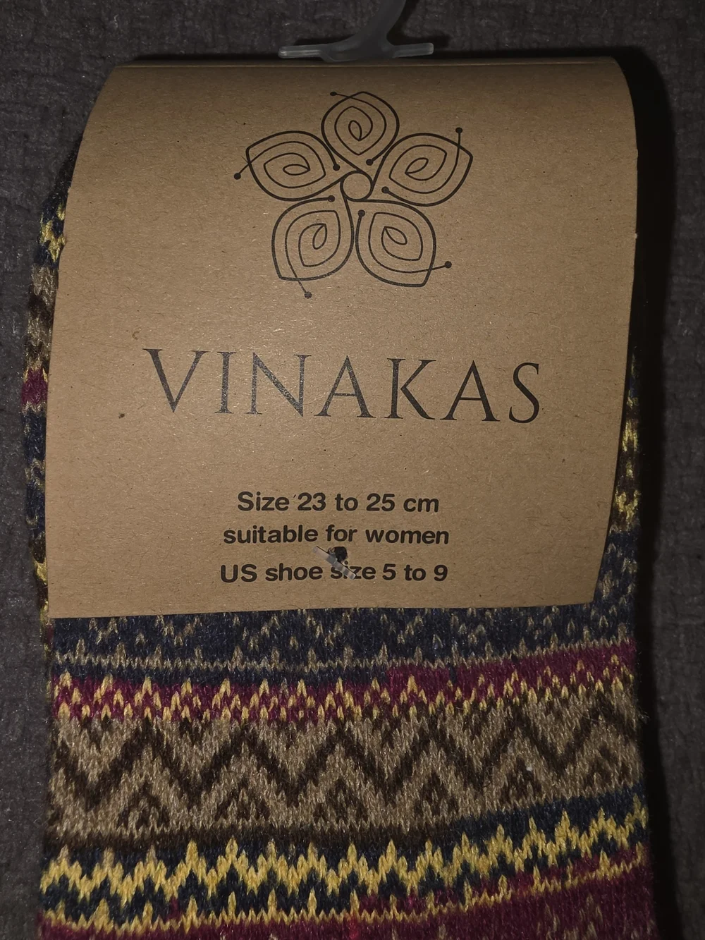 Nordic Style Socks Size 5-9 Women's $9 NWT